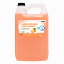 Jabón Espuma para manos Naranja, 4 LT