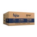 Toalla en Rollo Fapsa blanca 180 metros Caja 6 pz