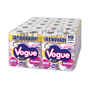 Papel Higienico Tradicional Vogue 600 H, 10/4