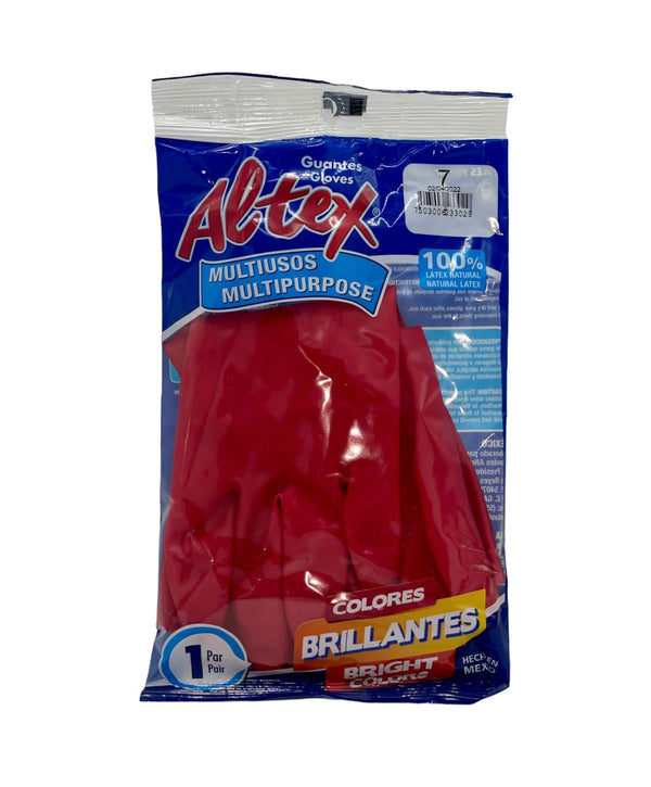 Guantes de Latex #7 Multiproposito Altex